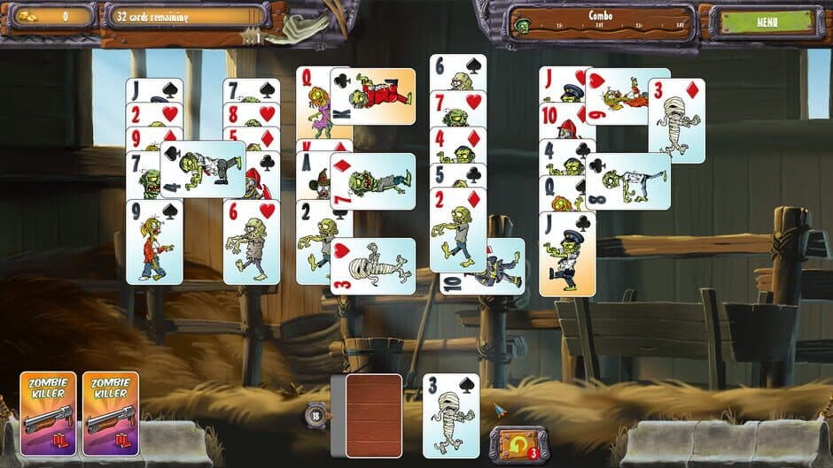 Zombie Solitaire 2 Chapter 2 screenshot 1