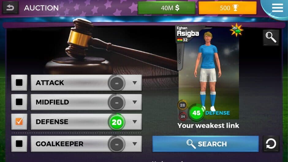Women's Soccer Manager screenshot 1
