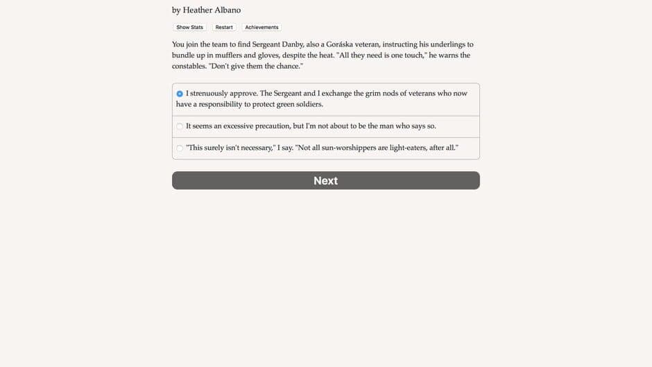 A Study in Steampunk: Choice by Gaslight screenshot 1