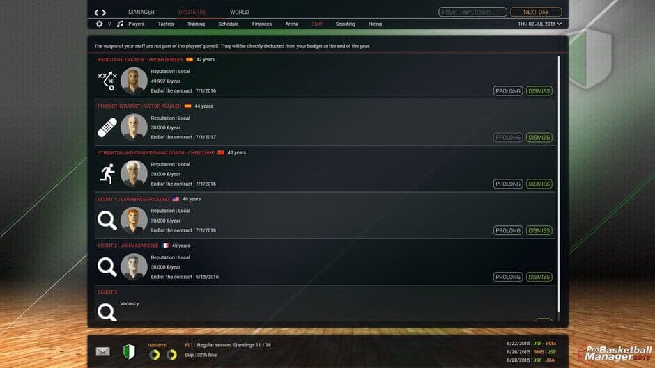 Pro Basketball Manager 2016 screenshot 5