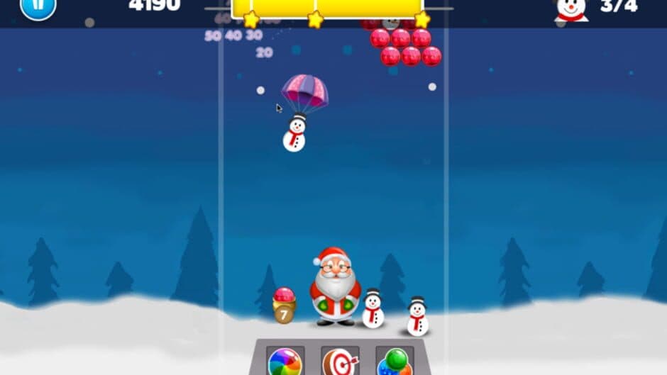 Christmas Bubble Shooter screenshot 1
