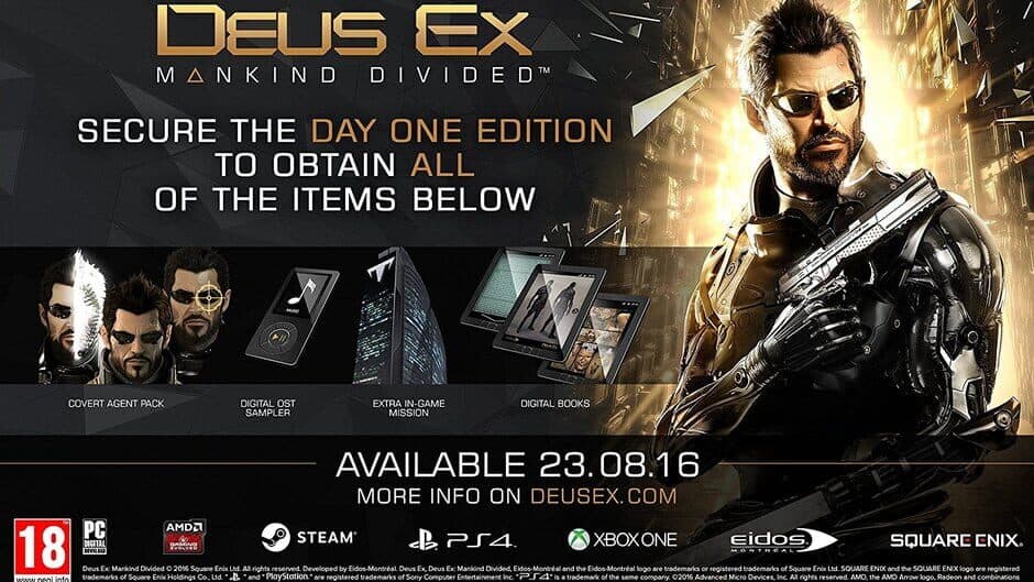 Deus Ex: Mankind Divided - Day One Edition screenshot 1