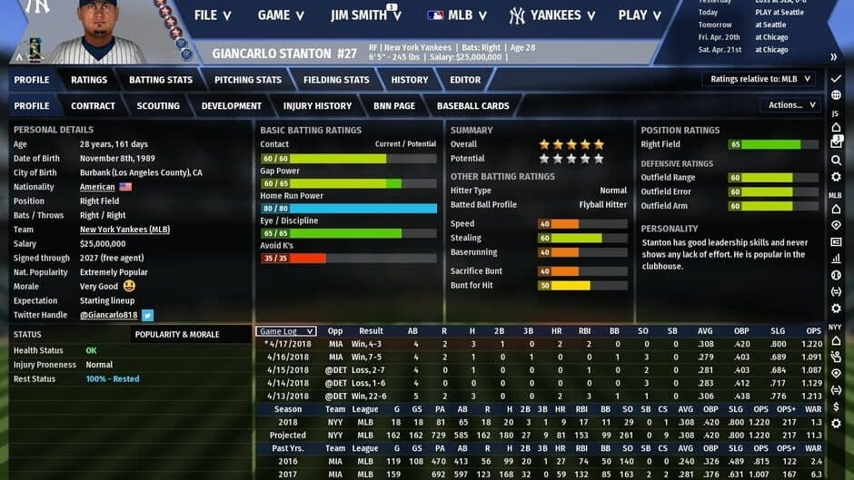 Out of the Park Baseball 19 screenshot 3