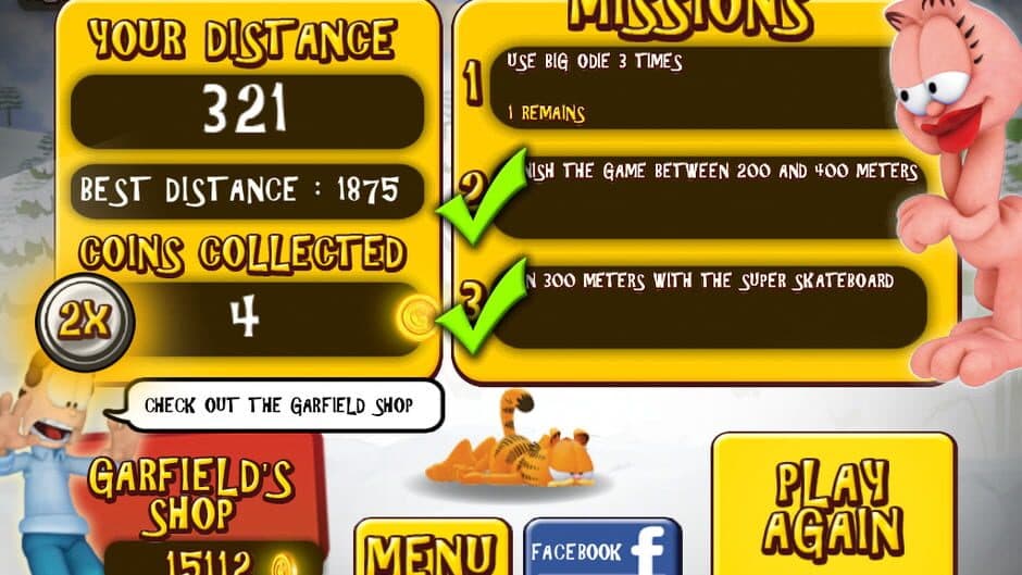 Garfield's Wild Ride screenshot 4