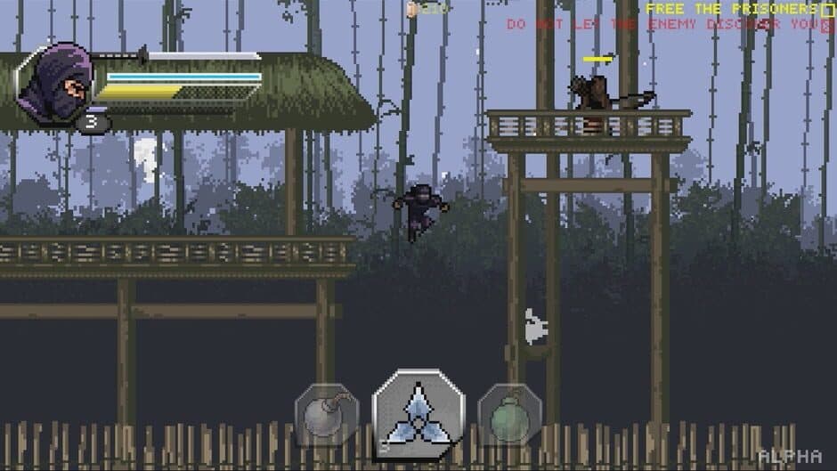 Pixel Shinobi: Nine demons of Mamoru screenshot 1