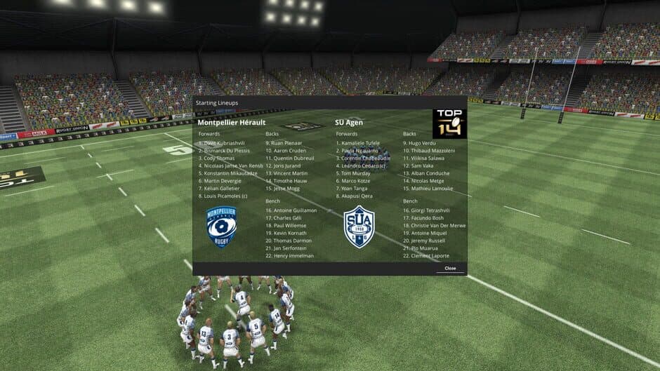 National Rugby Manager screenshot 4