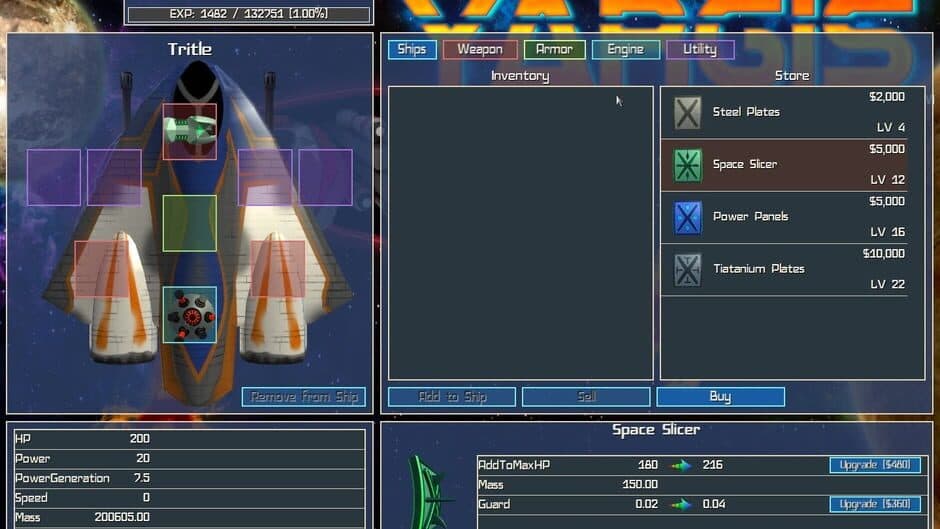 Yargis: Space Melee screenshot 1