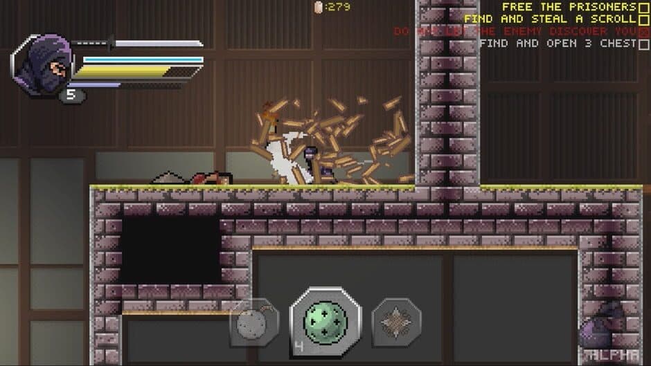 Pixel Shinobi: Nine demons of Mamoru screenshot 2