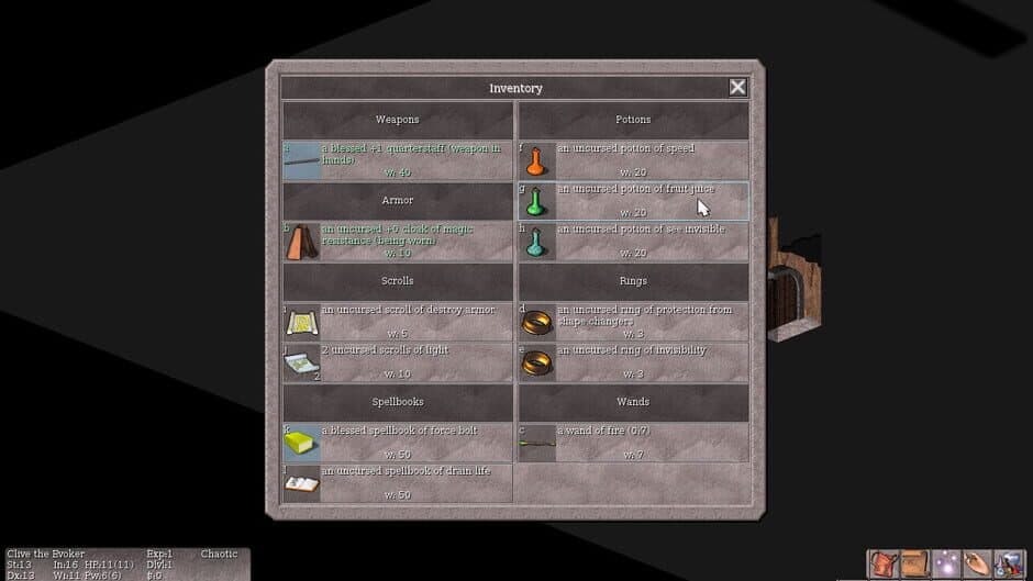 Vulture for NetHack screenshot 1