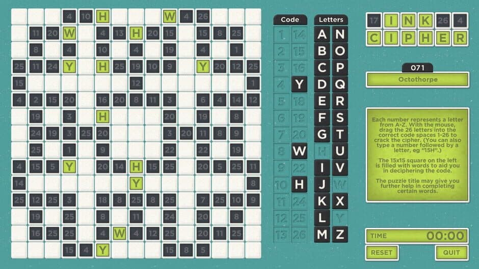 Ink Cipher screenshot 1