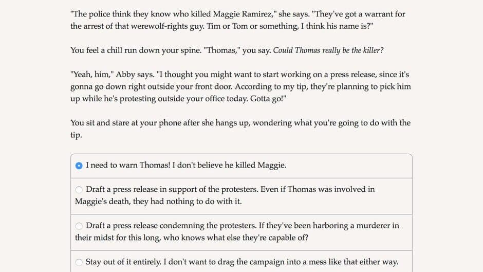 Congresswolf screenshot 1