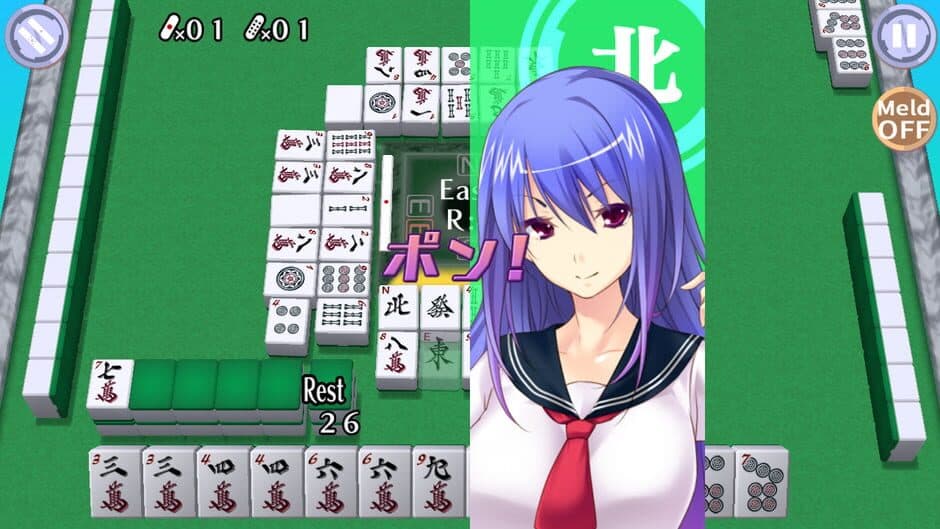 Mahjong Pretty Girls Battle: School Girls Edition screenshot 5