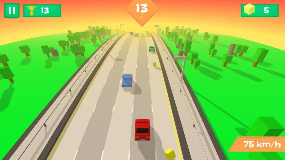 Pixel Traffic: Highway Racing screenshot 1