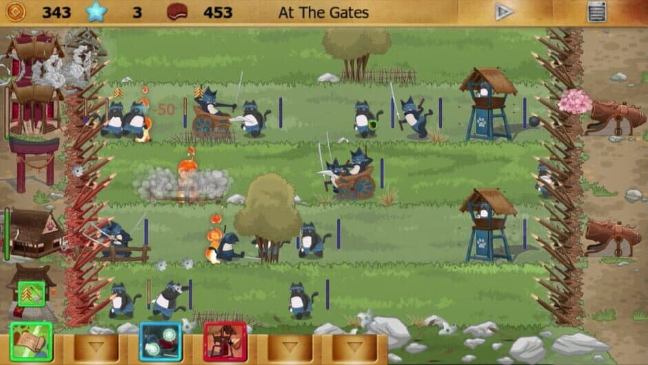 Ninja Cats vs Samurai Dogs screenshot 2