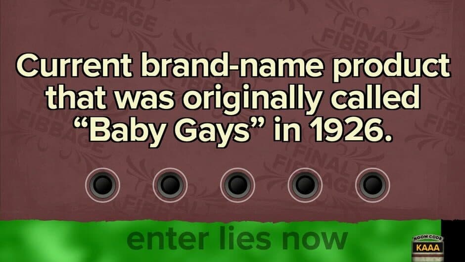 Fibbage screenshot 3