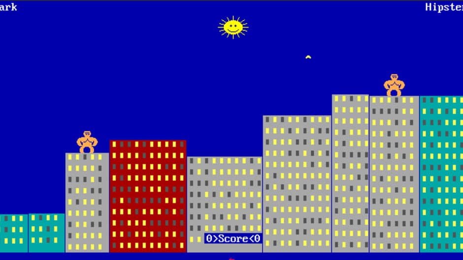 Qbasic Gorillas screenshot 3