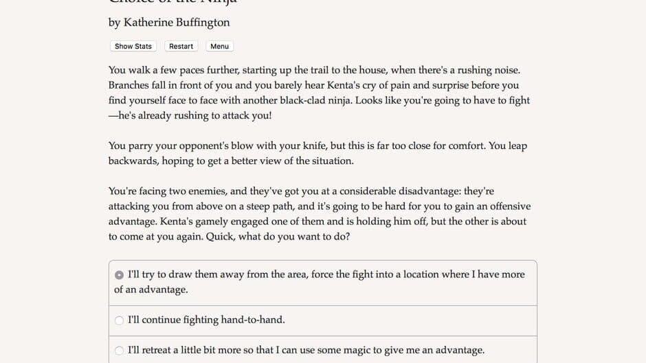 Choice of the Ninja screenshot 4