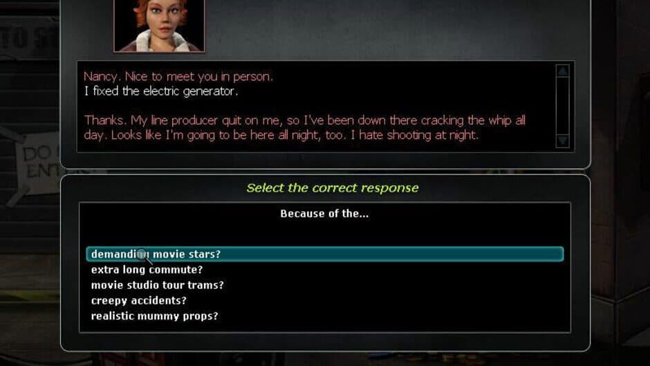 Nancy Drew Dossier: Lights, Camera, Curses! screenshot 5