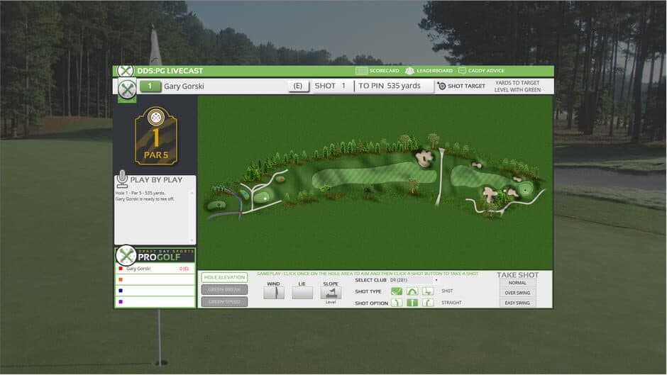 Draft Day Sports: Pro Golf screenshot 3