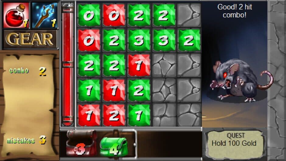 Cavesweeper screenshot 1