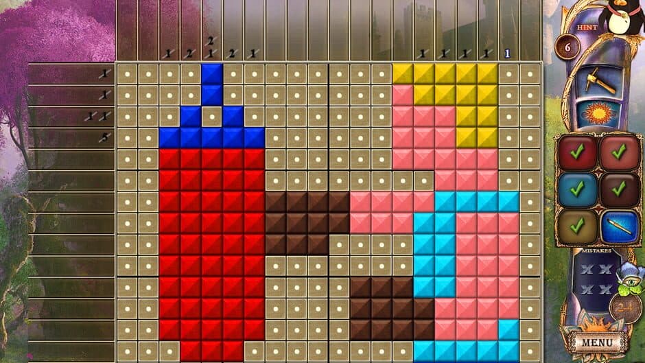 Fantasy Mosaics 20: Castle of Puzzles screenshot 3
