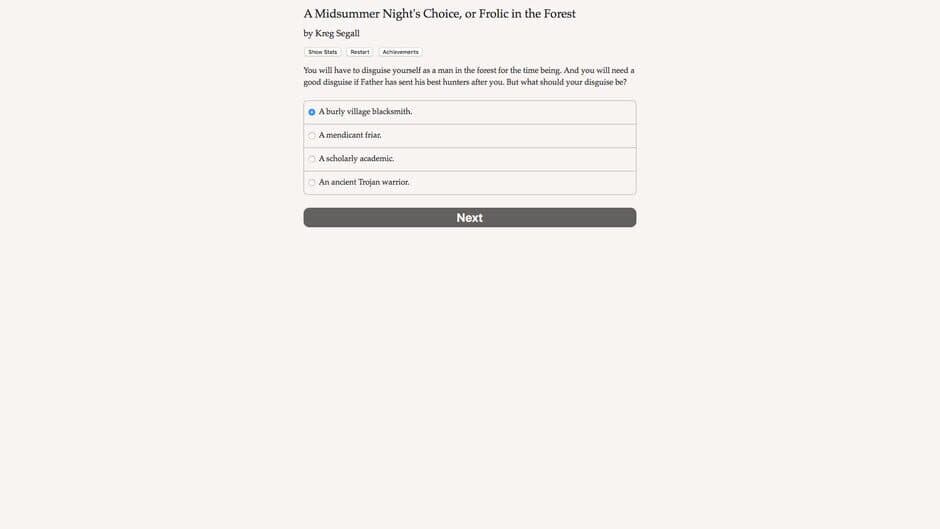 A Midsummer Night's Choice screenshot 4