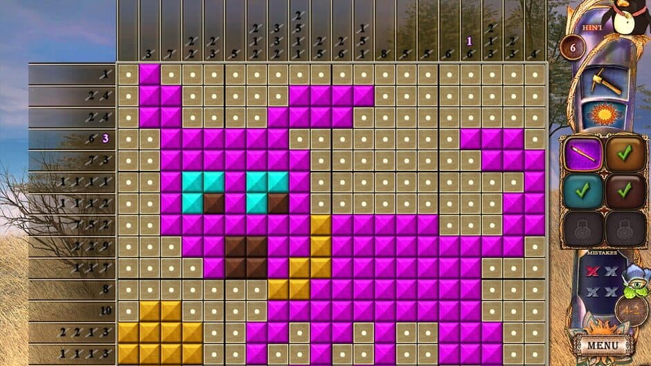 Fantasy Mosaics 20: Castle of Puzzles screenshot 5