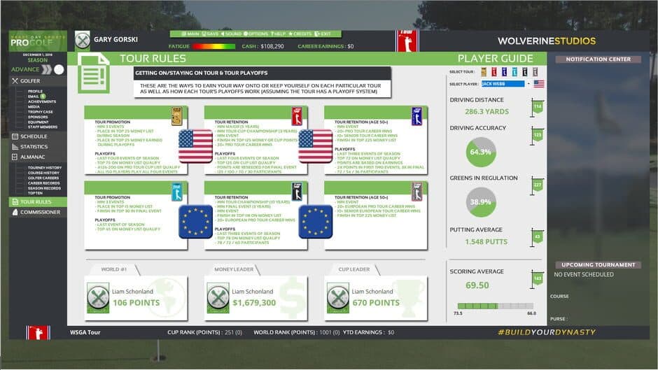 Draft Day Sports: Pro Golf screenshot 4