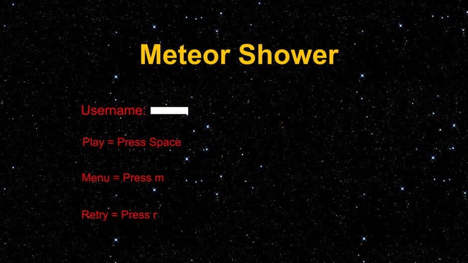 Meteor Shower screenshot 2