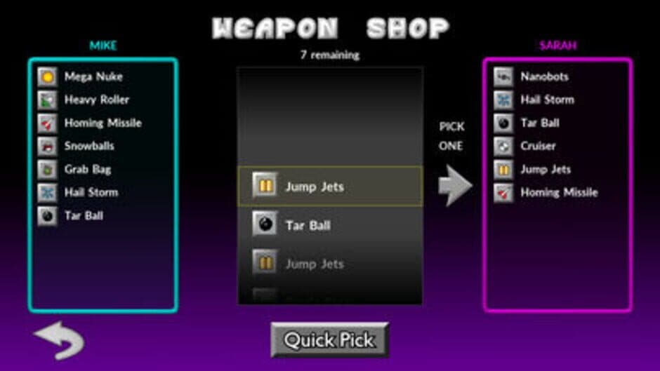 Pocket Tanks Deluxe screenshot 3