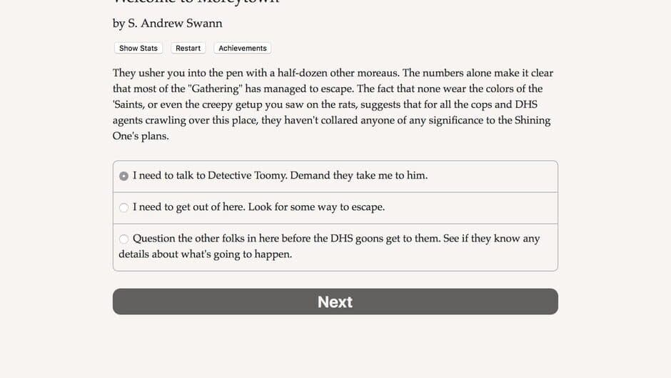 Welcome to Moreytown screenshot 1