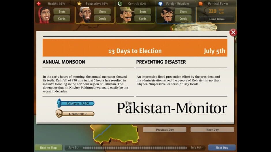 President for a Day - Floodings screenshot 5