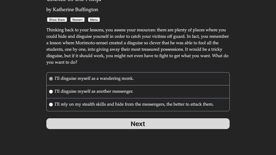 Choice of the Ninja screenshot 5