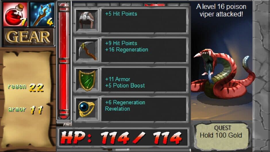 Cavesweeper screenshot 2