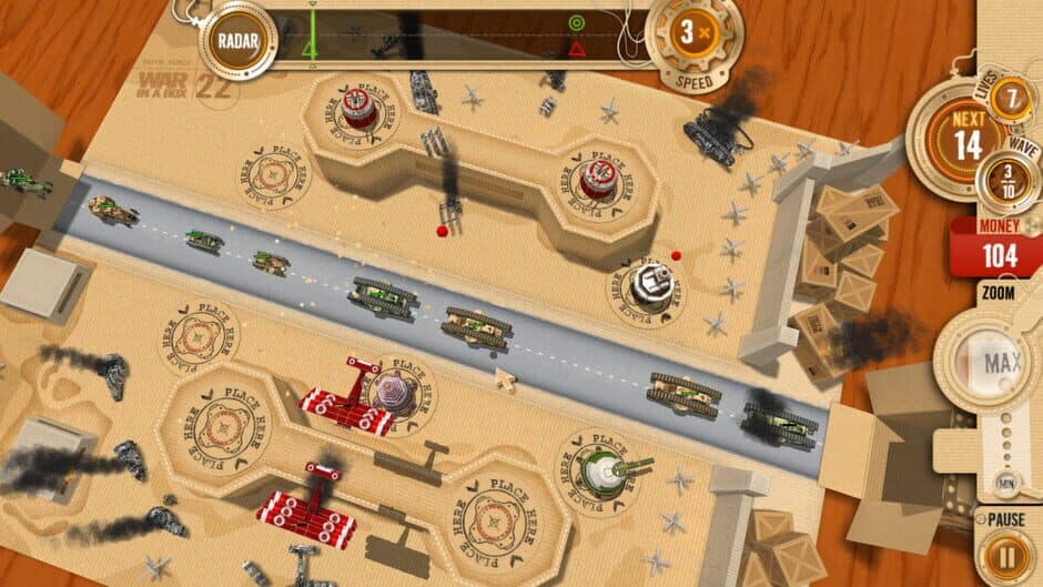 War in a Box: Paper Tanks screenshot 2