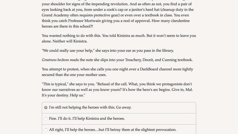 Grand Academy for Future Villains screenshot 3