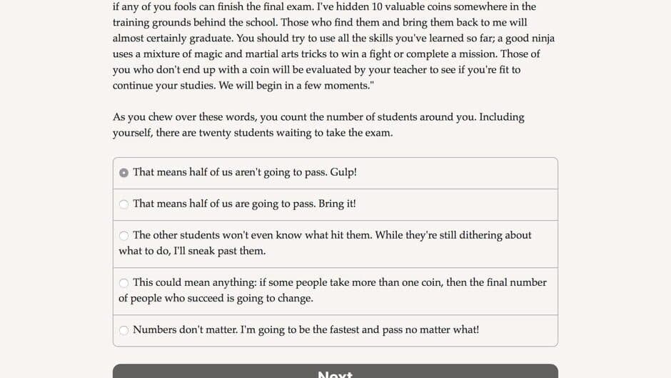 Choice of the Ninja screenshot 2