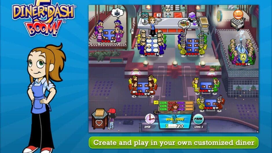 Diner Dash 5: Boom! screenshot 2