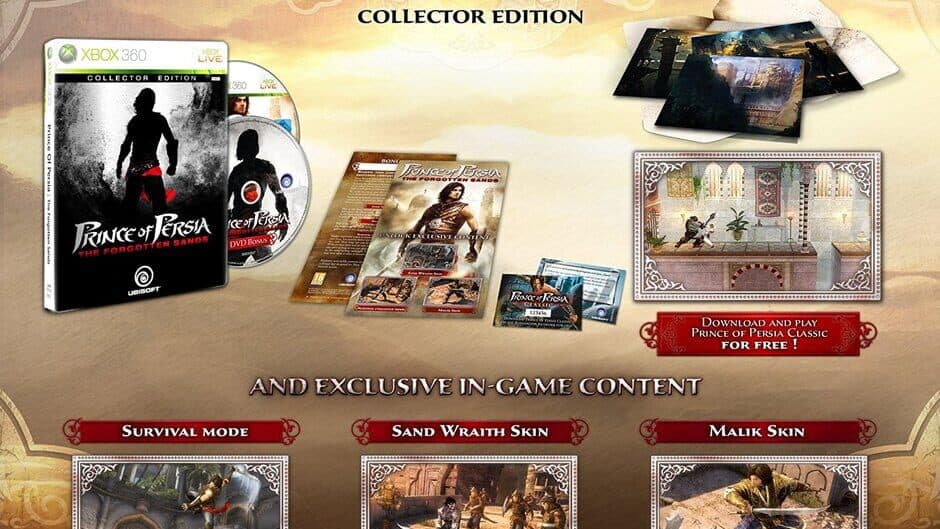 Prince of Persia : The Forgotten Sands - Limited Collector's Edition screenshot 1