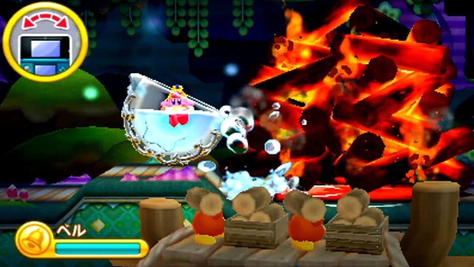 Kirby Triple Deluxe screenshot 2