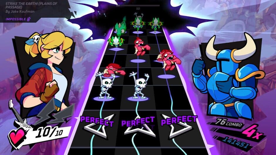 Rift of the NecroDancer: Shovel Knight - "Strike the Earth! (Plains of Passage)" - Jake Kaufman screenshot 1