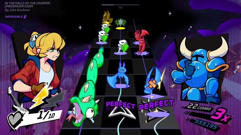 Rift of the NecroDancer: Shovel Knight - "In the Halls of the Usurper (Pridemoor Keep)" - Jake Kaufman screenshot 2