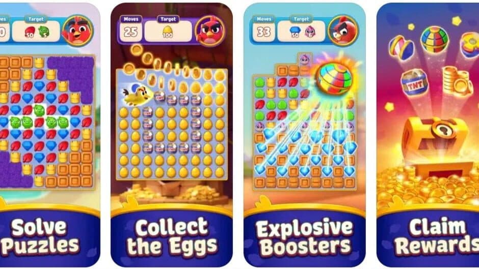 Angry Birds Match World screenshot 2