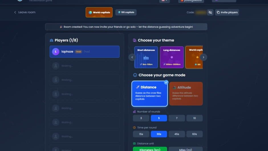 DistanceGuessr screenshot 2
