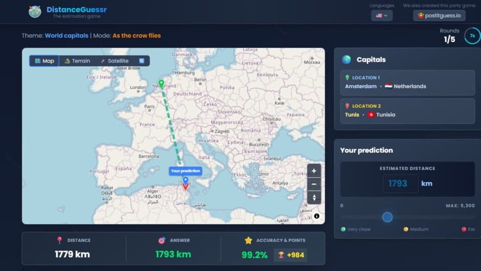 DistanceGuessr screenshot 3