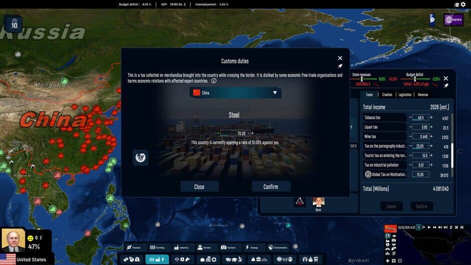 Geo-Political Simulator 2026 Edition screenshot 2