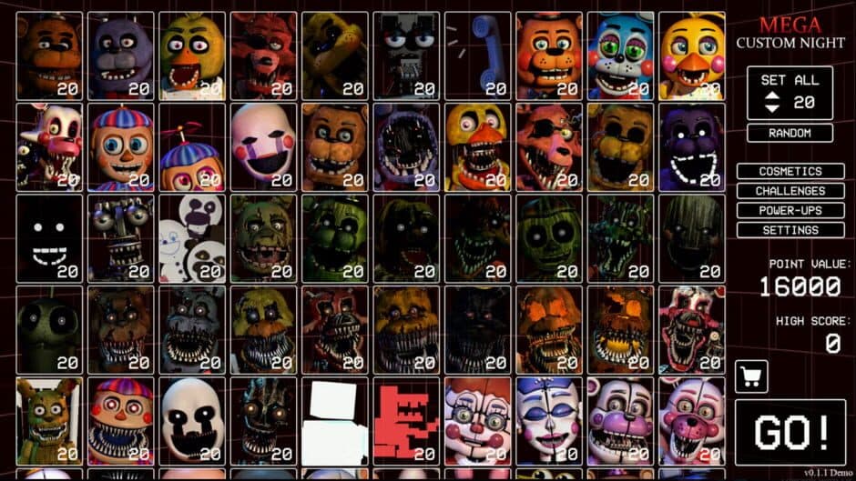 Mega Custom Night screenshot 1