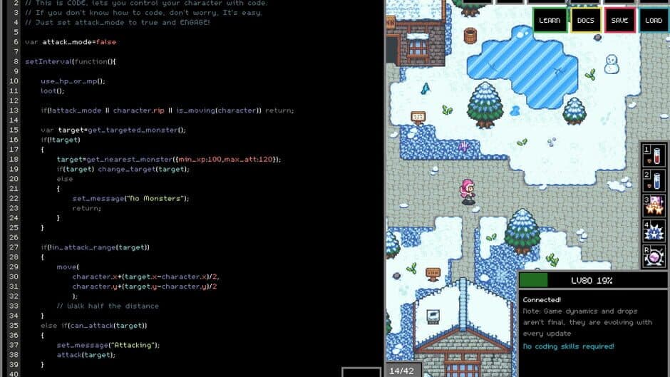 Adventure Land: The Code MMORPG screenshot 5