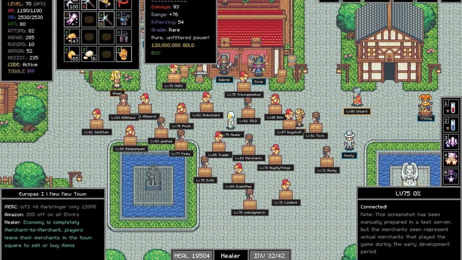 Adventure Land: The Code MMORPG screenshot 3