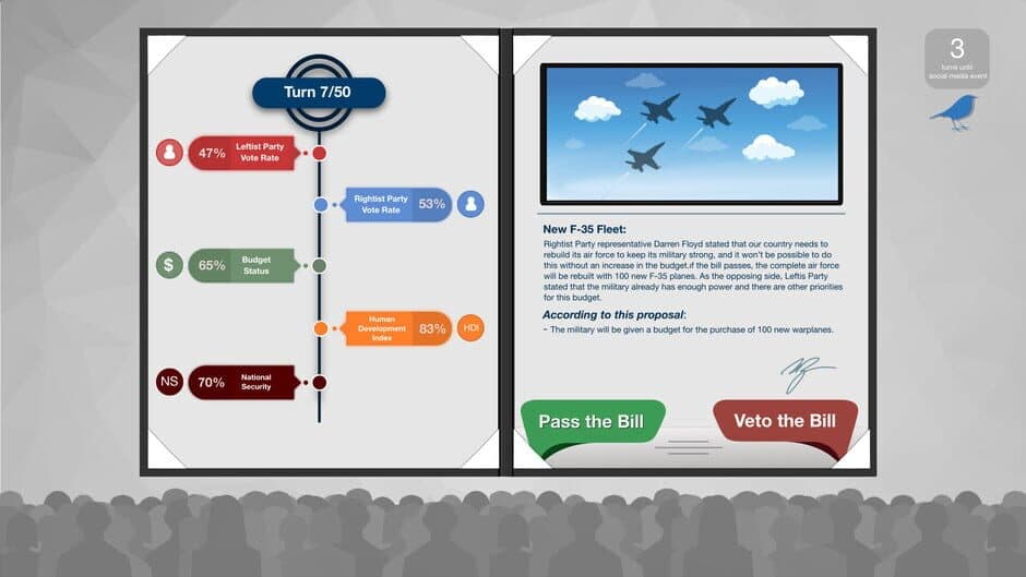 Balanced Politics Simulator screenshot 2